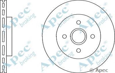 APEC BRAKING dsk2979 -  Тормозной диск